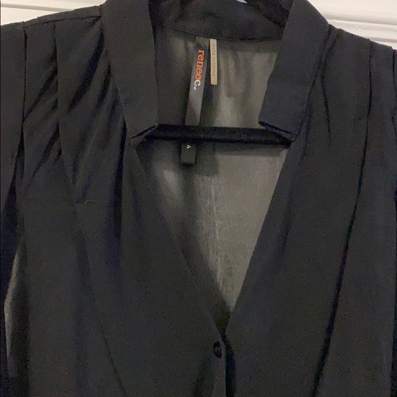 Renee C black blouse - Picture 3 of 4